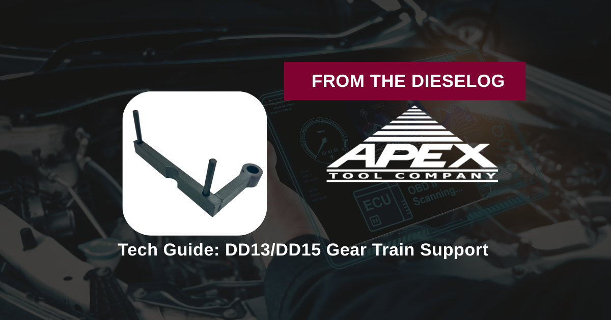 Tech Guide: DD13/DD15 Gear Train Support